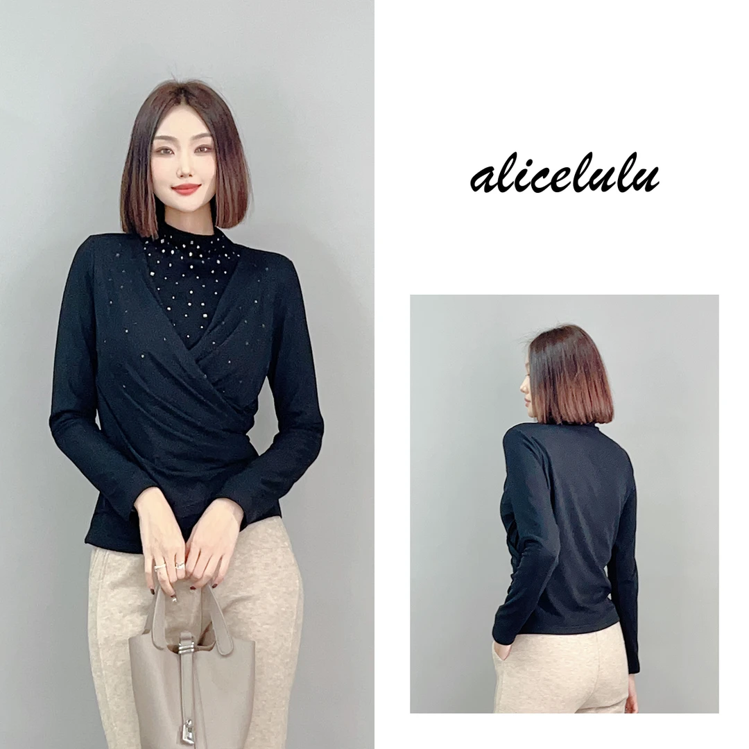 3 ALICE “人生如钻”衬衫 设计层次 华美烫钻 S2141345L