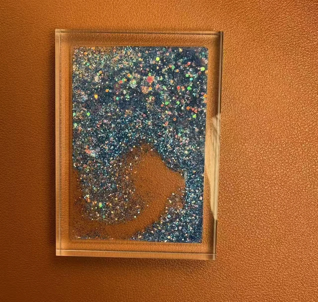 流沙3寸礼物摆件文创（蓝色闪沙）