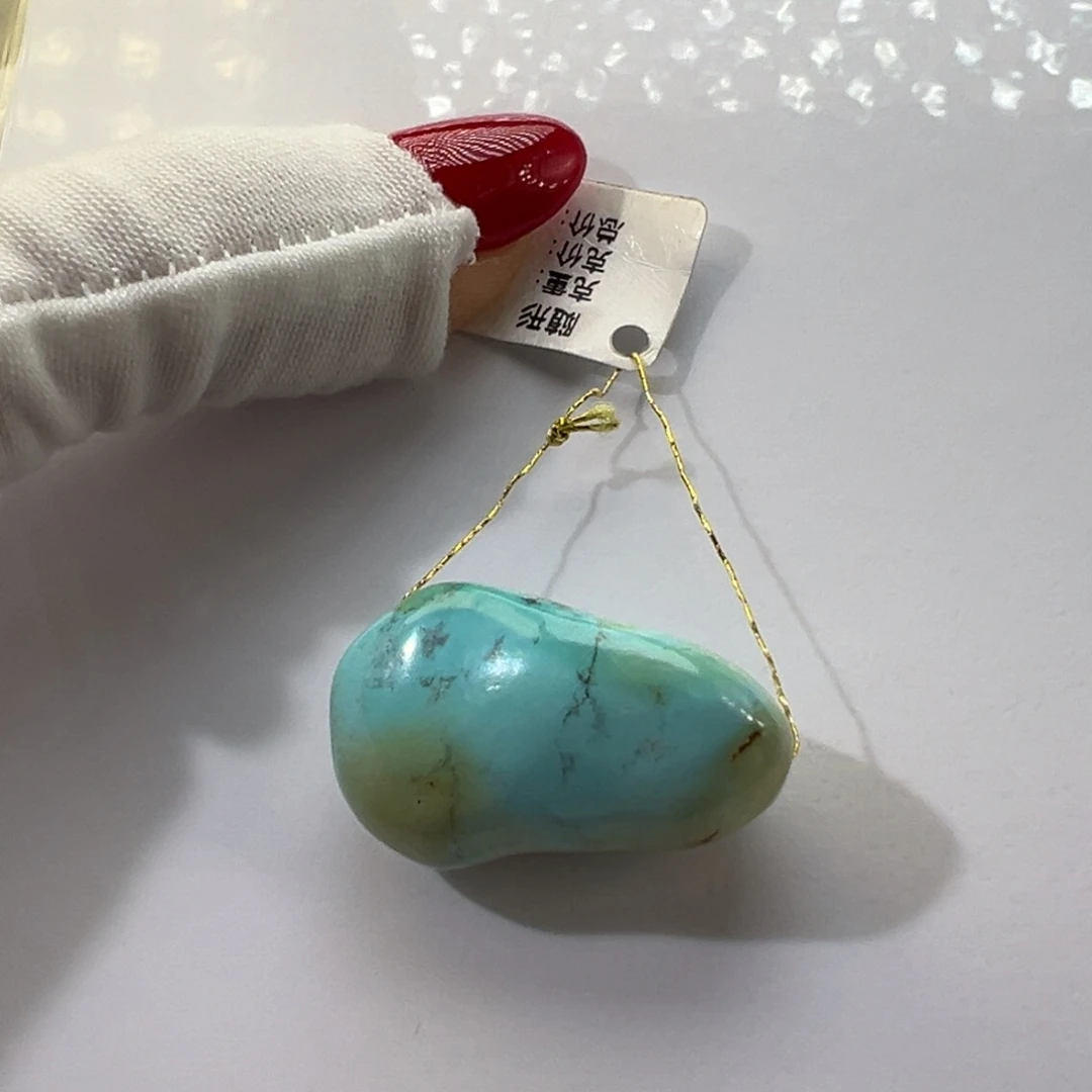绿松石未镶嵌挂件