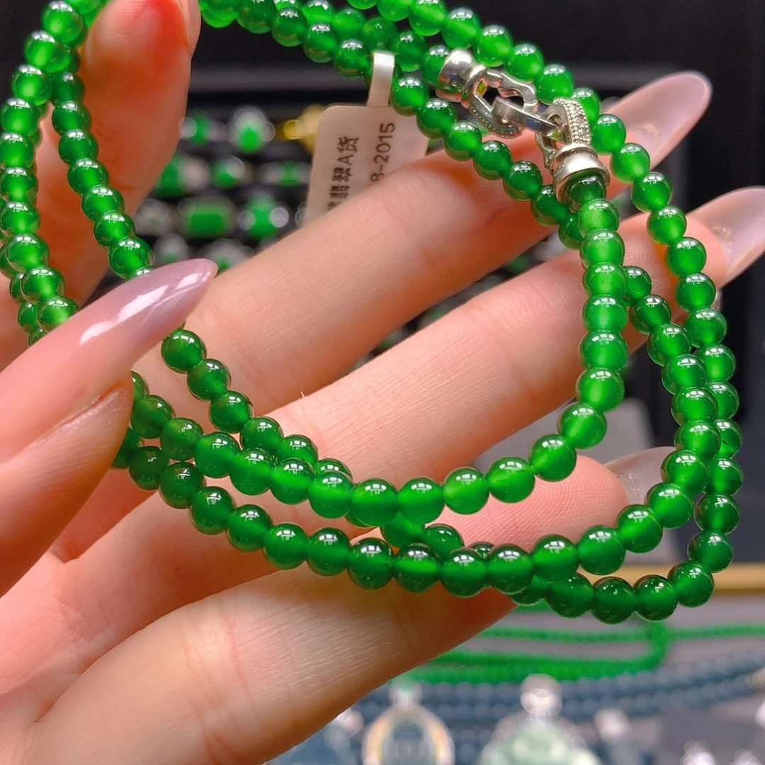 翡翠未镶嵌耳饰天然翡翠