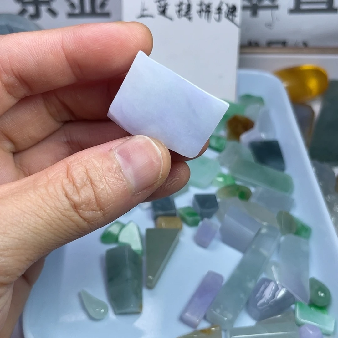 定制翡翠未镶嵌色料翡翠