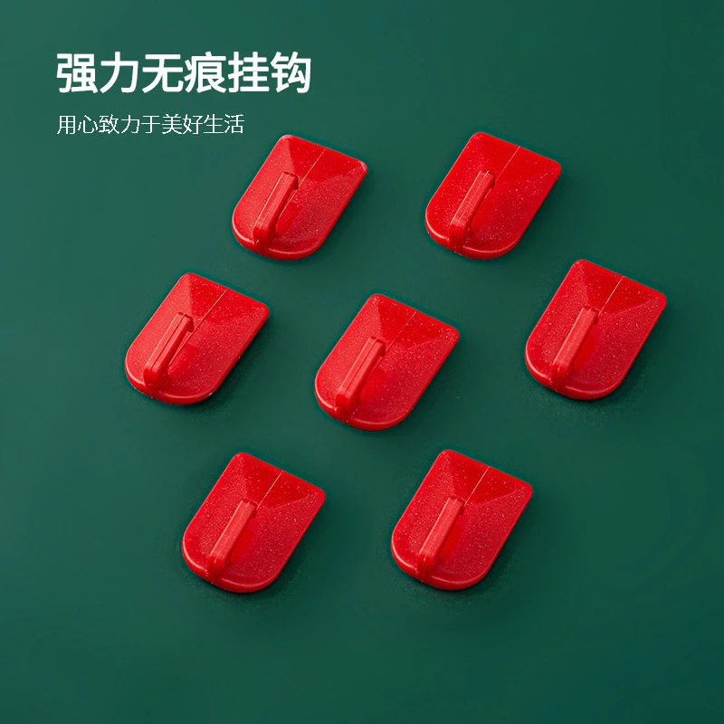 红色挂钩自粘【一组10个】