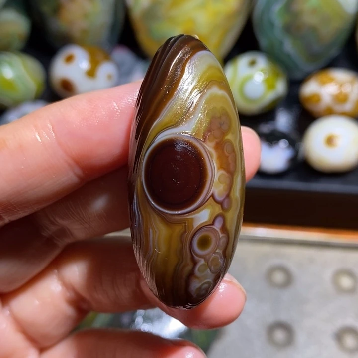 未镶嵌玛瑙/玉髓珠宝半成品