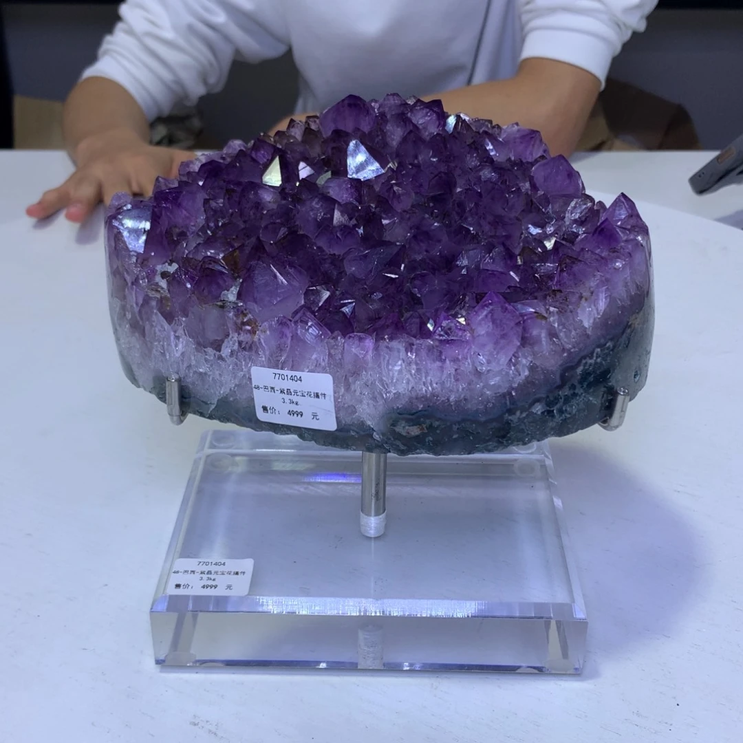 紫晶摆件未镶嵌紫晶116
