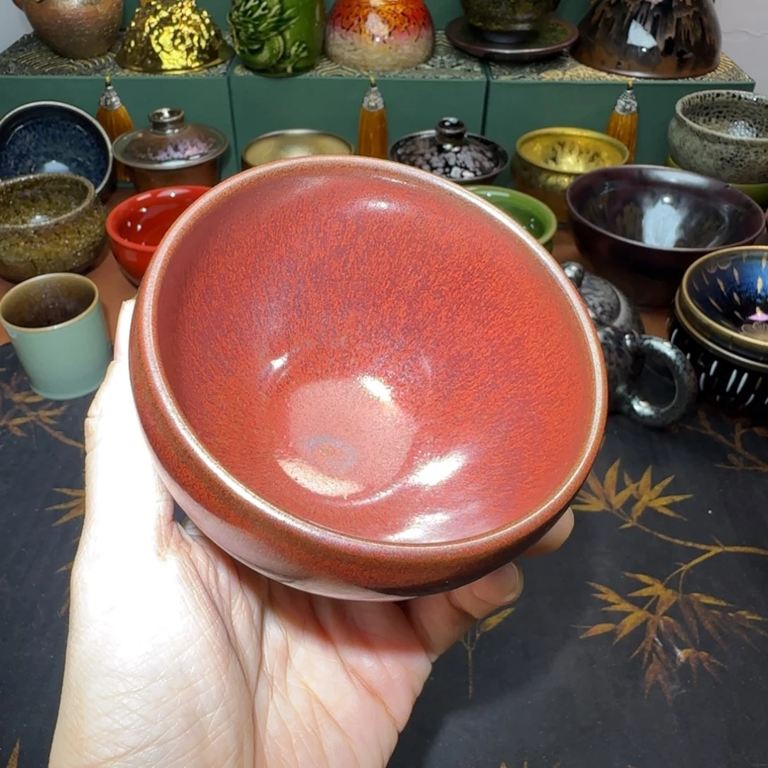 茶盏微瑕建盏，介意勿拍