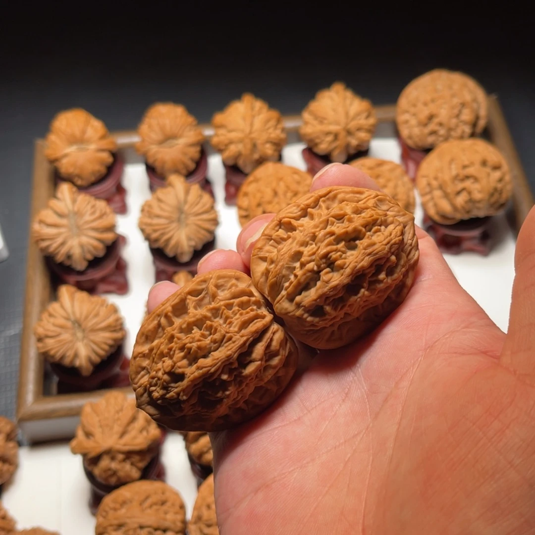 把件文玩核桃虎头核桃尺寸42