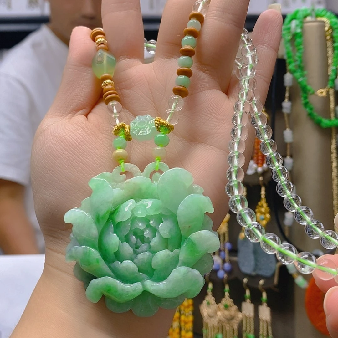 颈饰合金翡翠翡翠
