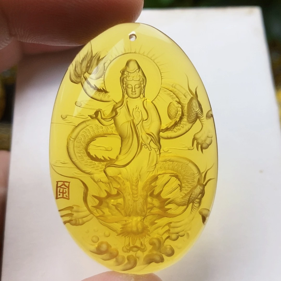 【闪购商品】蓝珀吊坠(不含链)未镶嵌