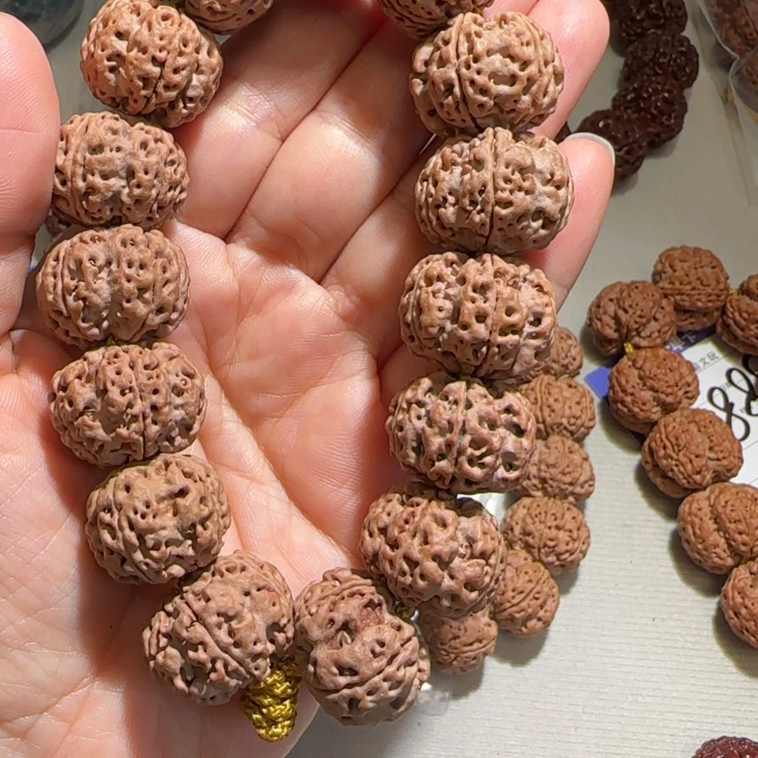 金刚菩提手串有****由五星双龙梅花21+ ×16