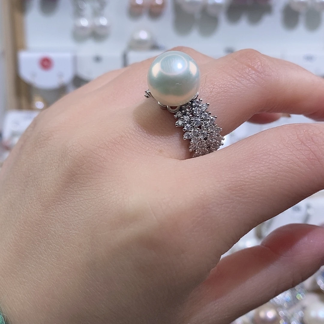 戒指未镶嵌淡水珍珠w11.8