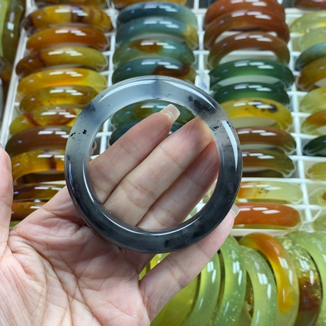 未镶嵌蛇纹石玉手镯56