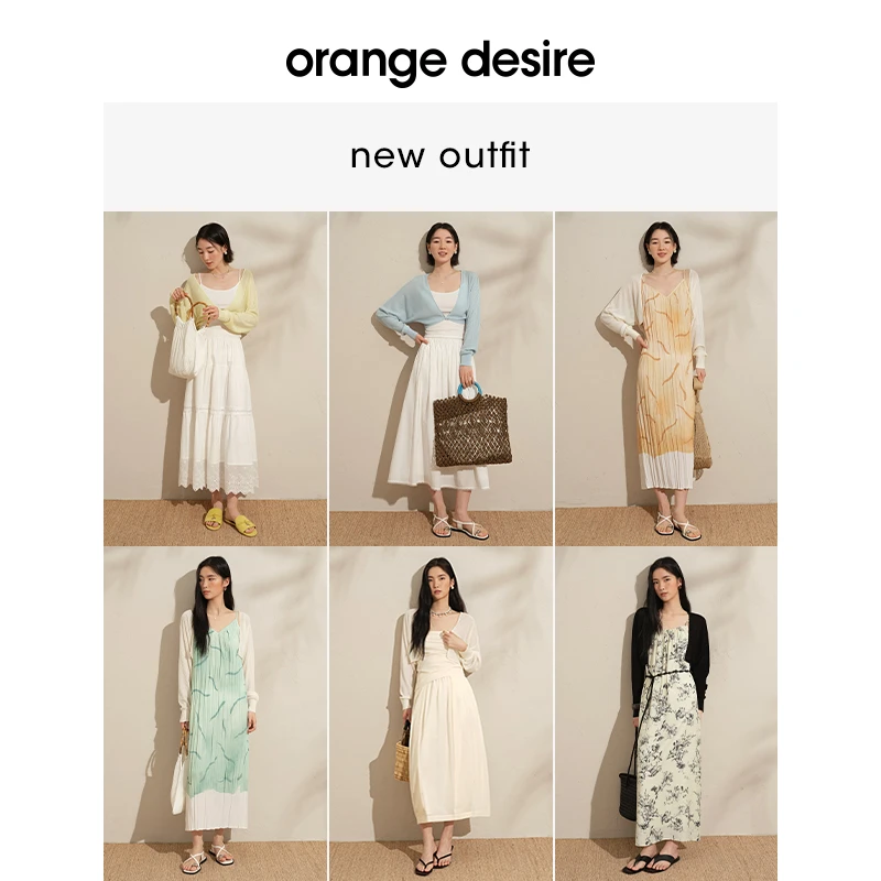 orange desire【捕风网】镂空针织开衫截短式蝙蝠袖25夏OD2EMKGC048