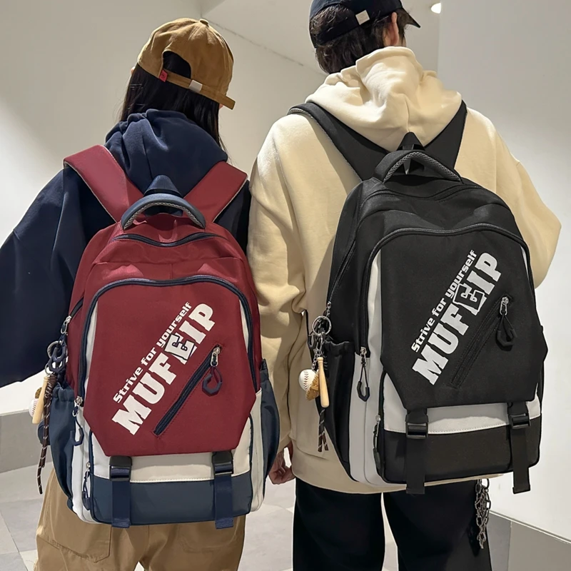 书包女生小学生2025新款ins小众初中生双肩包男生高中大学生背包