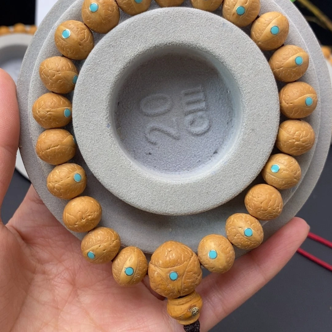 凤眼菩提吊坠12.5手串