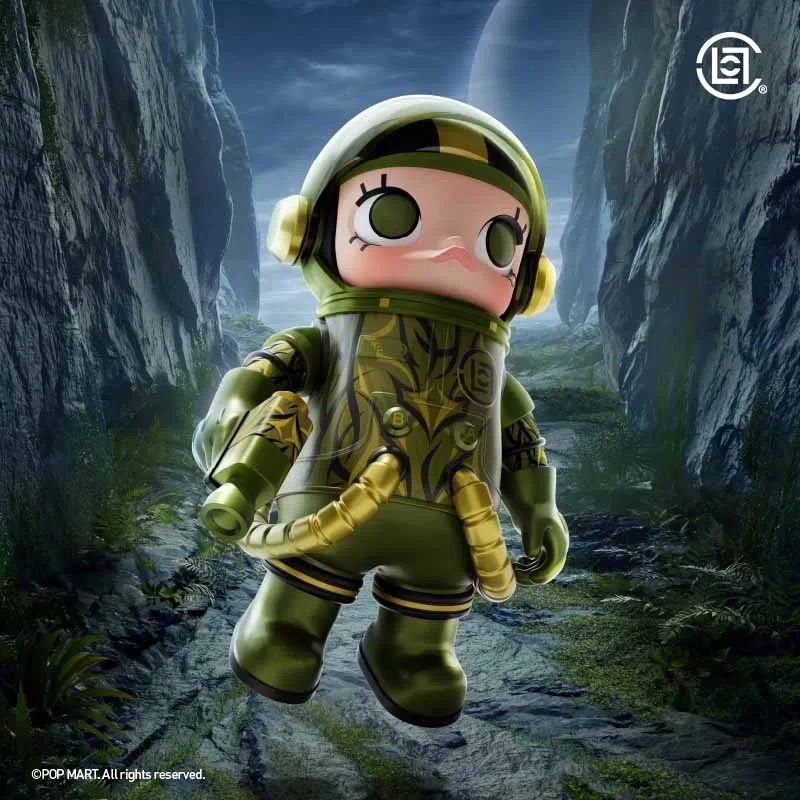 【100%板卡】POPMART泡泡玛特MEGA clot凝结集团  绿荆棘100% 摆件