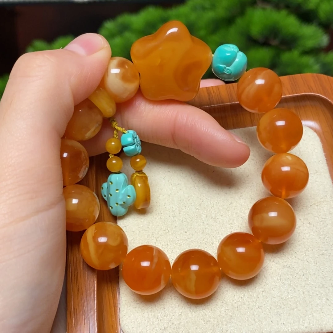 【闪购商品】手链蜜蜡未镶嵌手串