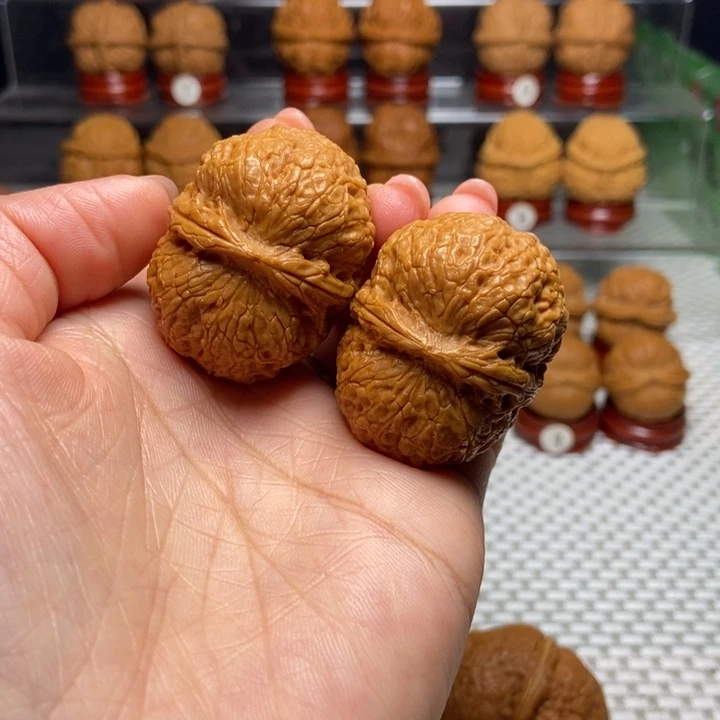 把件文玩核桃40黄金印元宝