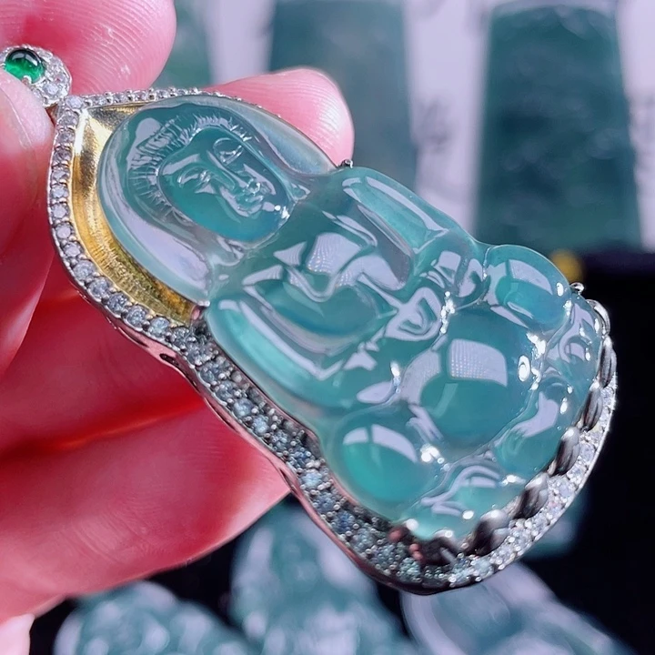 翡翠未镶嵌颈饰999999999