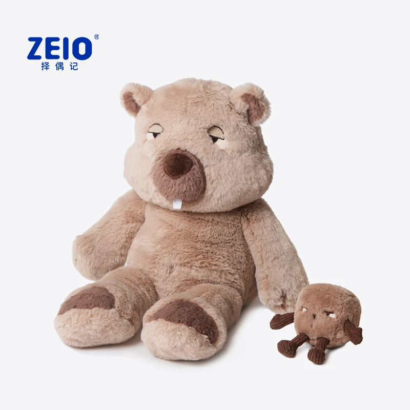 ZEIO择偶记Wombat旺百袋熊娃娃玩偶公仔娃娃毛绒玩具玩偶生日礼物