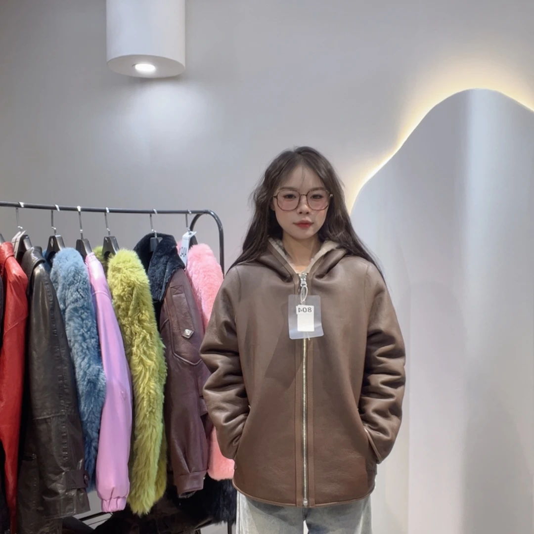 自***翔真皮皮毛一体223-3346