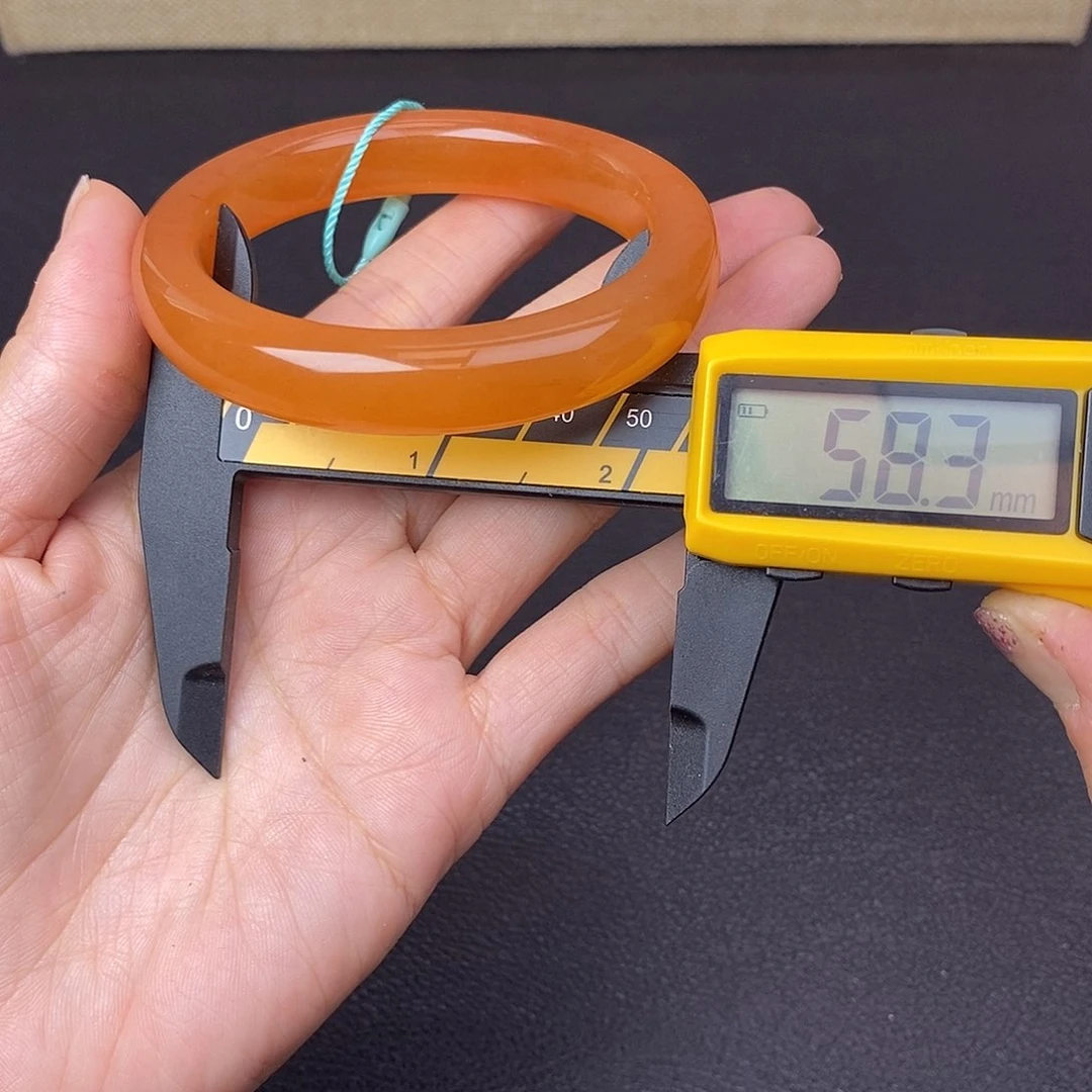 非金属无75号高冰底满色窄条方圆