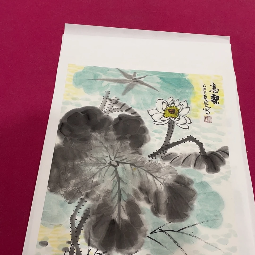 国画1.4平尺国画作品