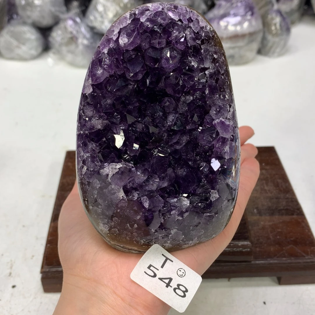 紫晶摆件未镶嵌水晶