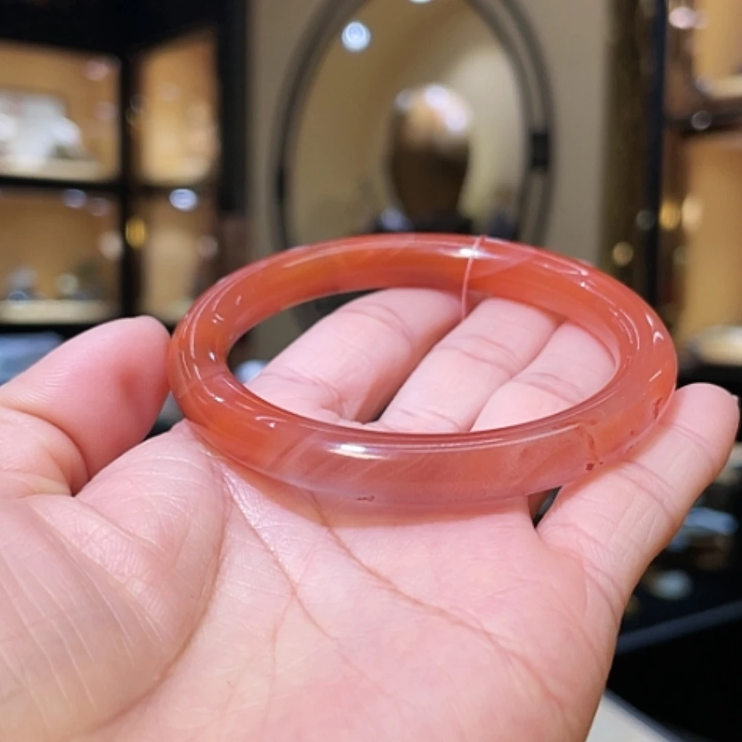 【闪购商品】和田玉手镯未镶嵌55.3#29.1g