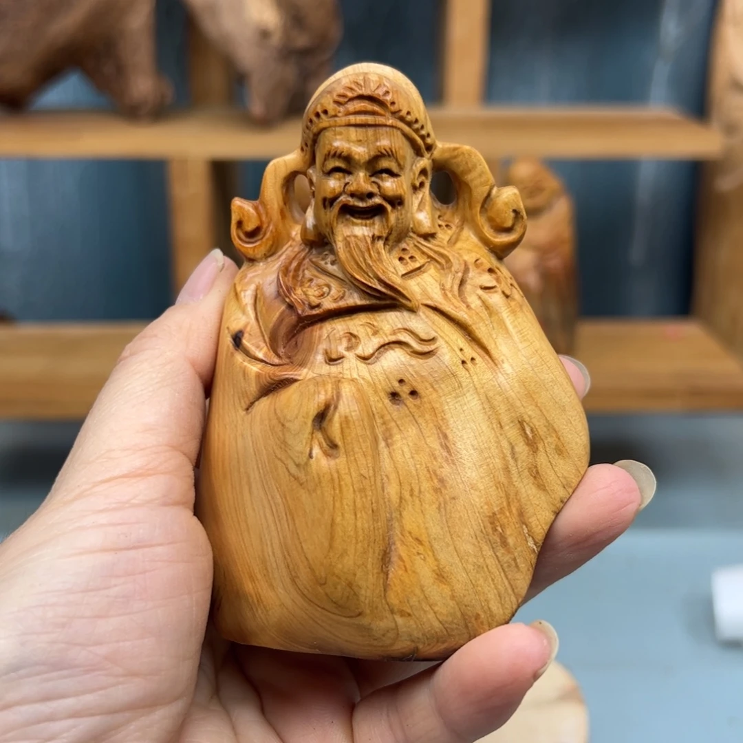 柏木崖柏木摆件手把件，