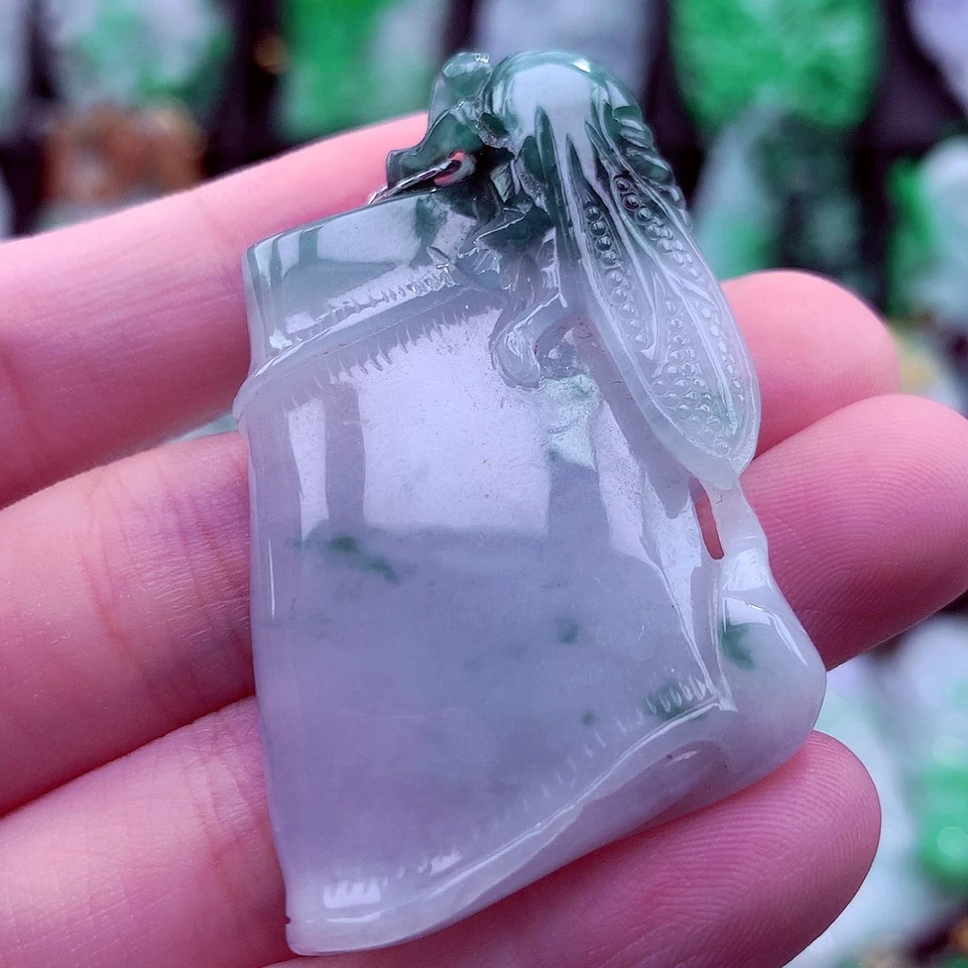 翡翠未镶嵌颈饰天然