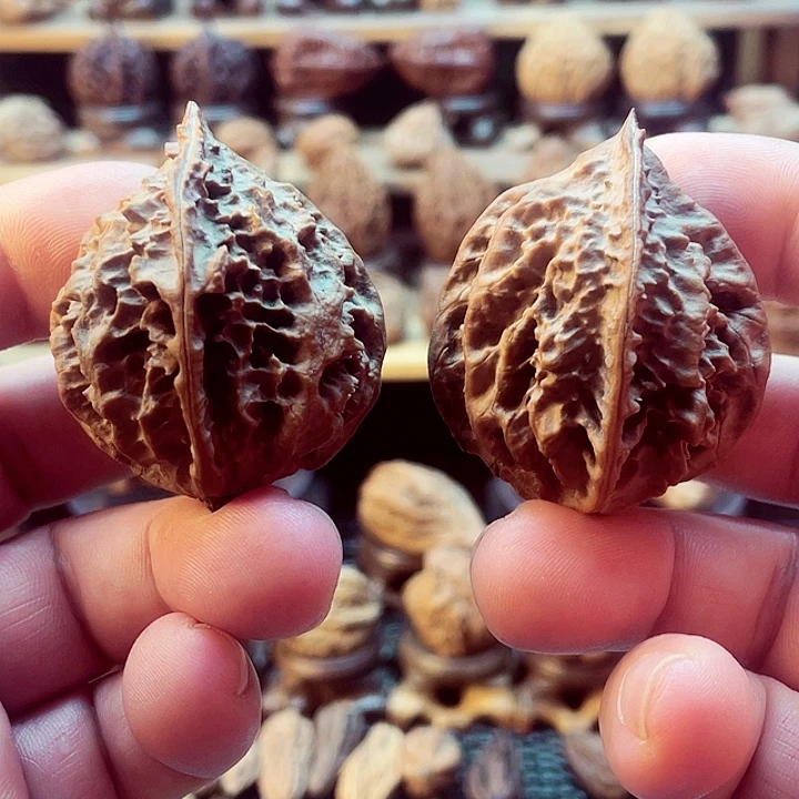 文玩核桃把件黑桃a