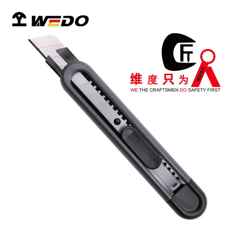 WEDO维度工厂直供新款轻型美工刀SK2 13节刀片18mm美工刀WEDO231