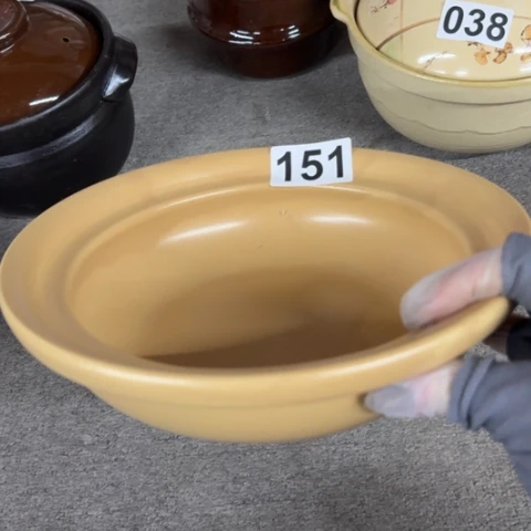 泥塑磁州窑出口尾货干烧盘口径24有遐思品