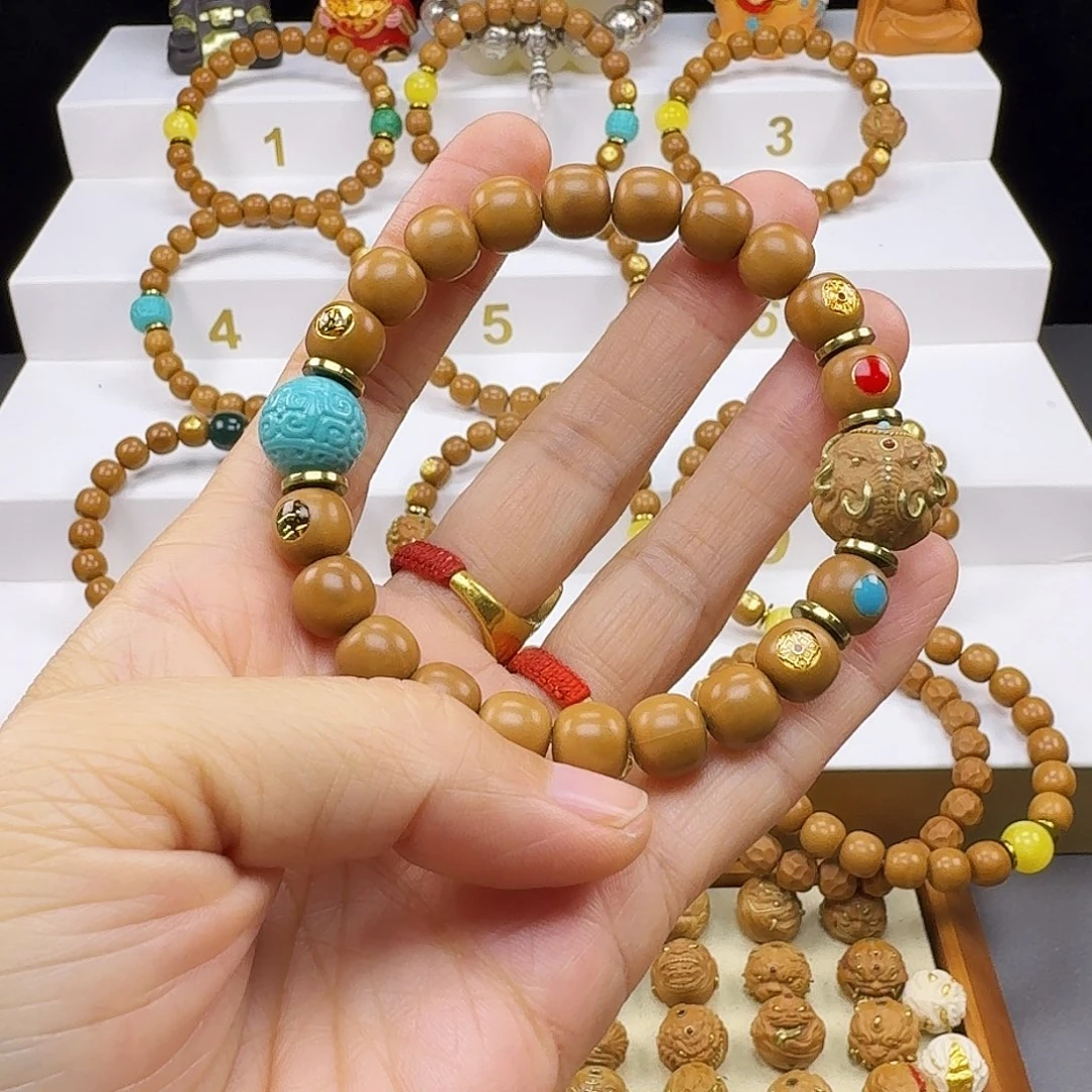 用***1猴头核桃吊坠猴头手串