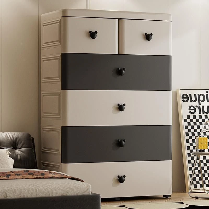 德国加厚收纳柜抽屉式宝宝衣柜婴儿衣服多层储物柜儿童衣橱家用置