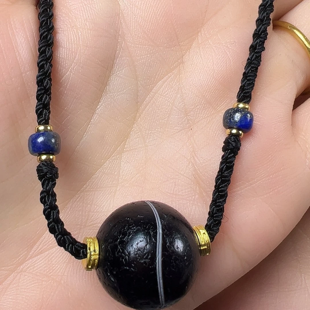 玛瑙/玉髓合金颈饰玛瑙