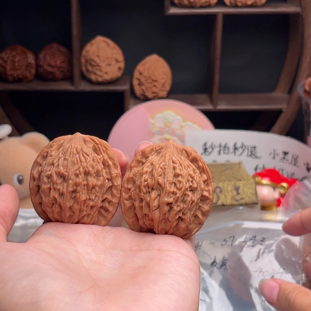 文玩核桃吊坠麦穗虎头 41-37-43 编号4004