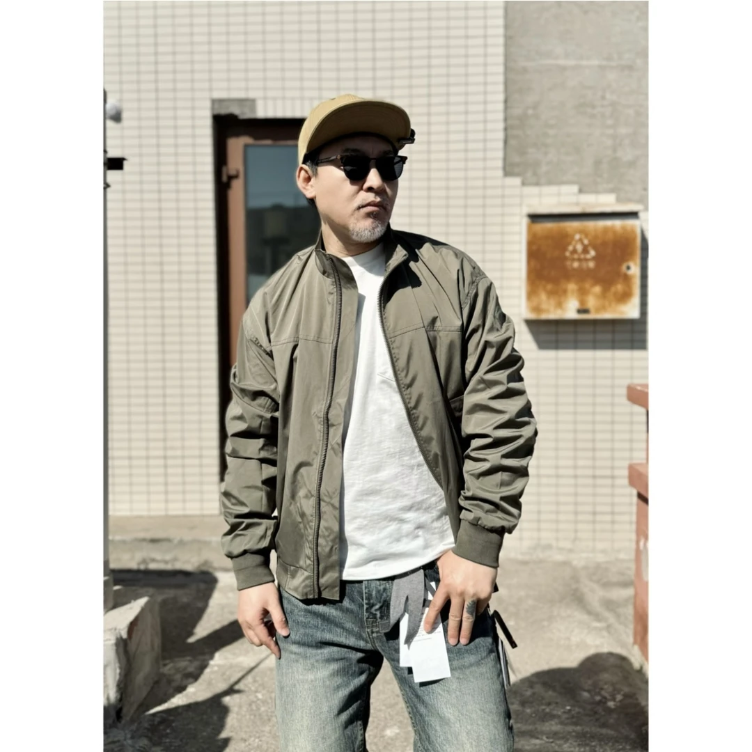 美式复古经典飞行夹克防风防水立体剪裁夹克外套2607