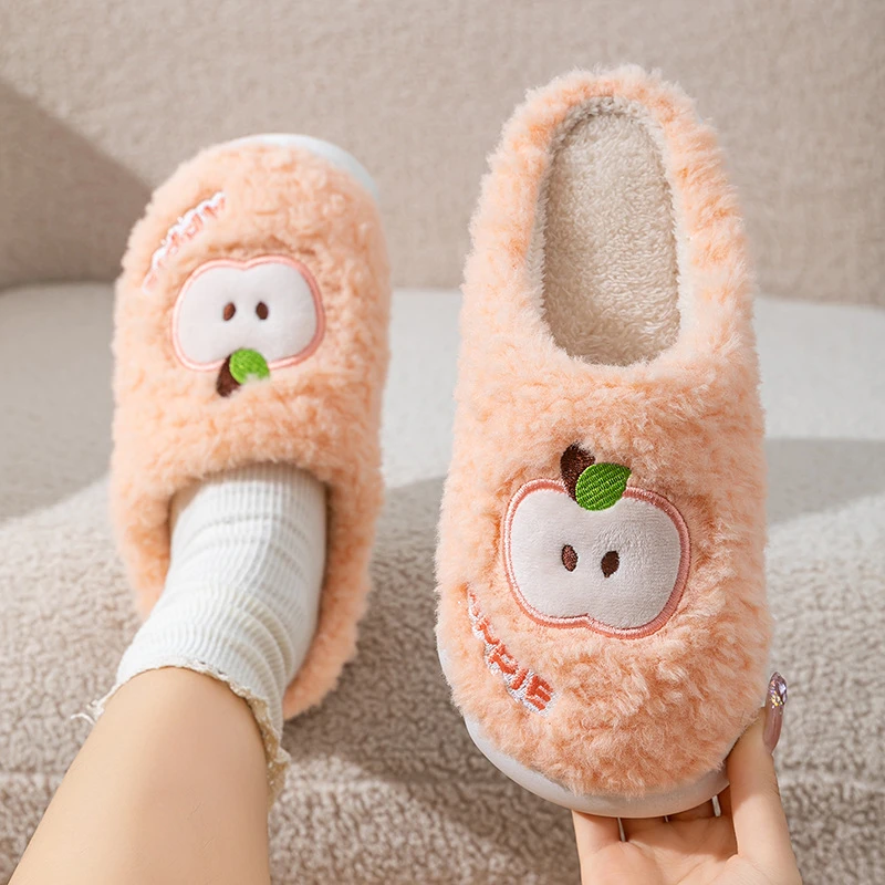 2025新款棉拖鞋女秋冬季居家软底防滑加绒保暖可爱小毛绒拖鞋冬天
