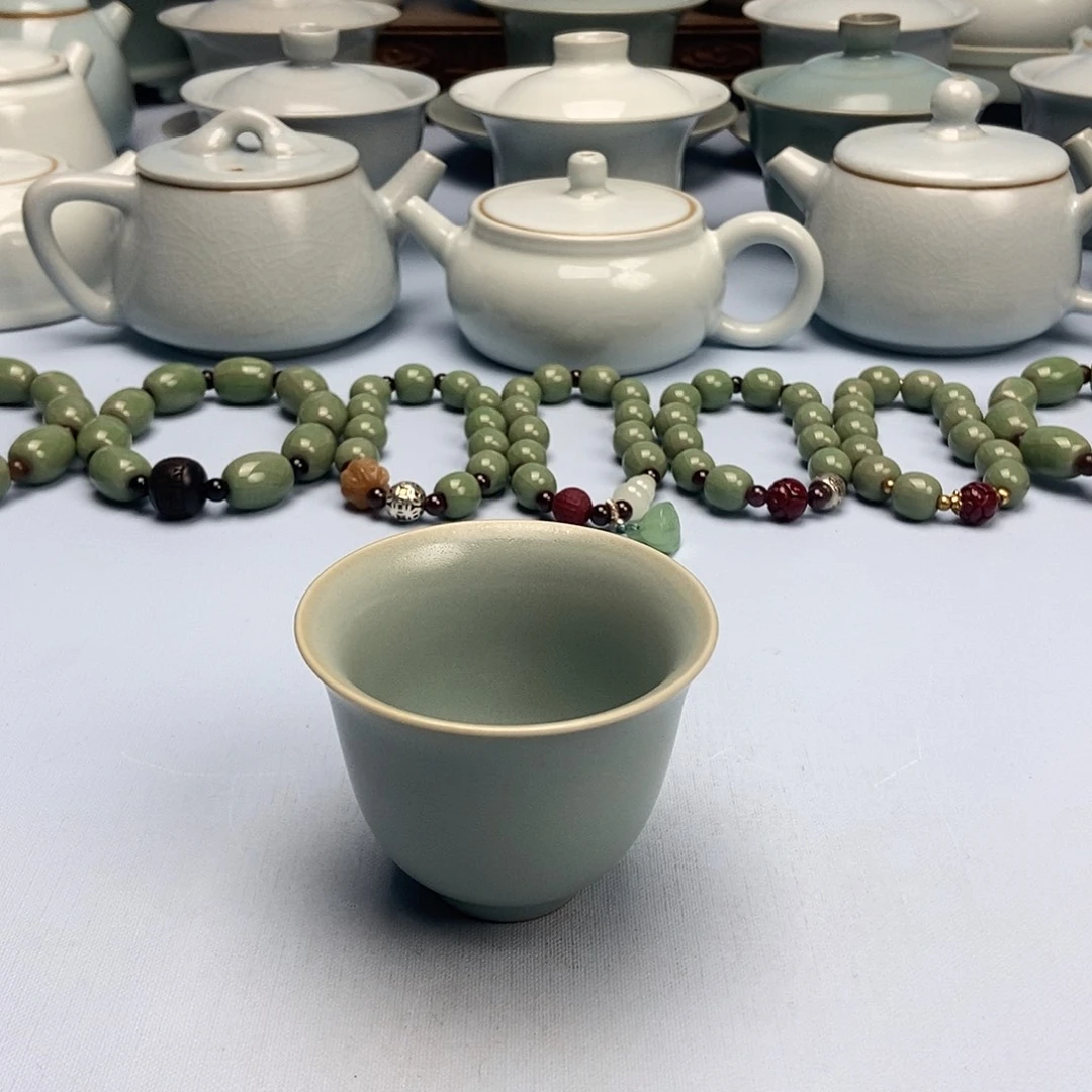 杯仿古铃铛杯原矿原釉原产地