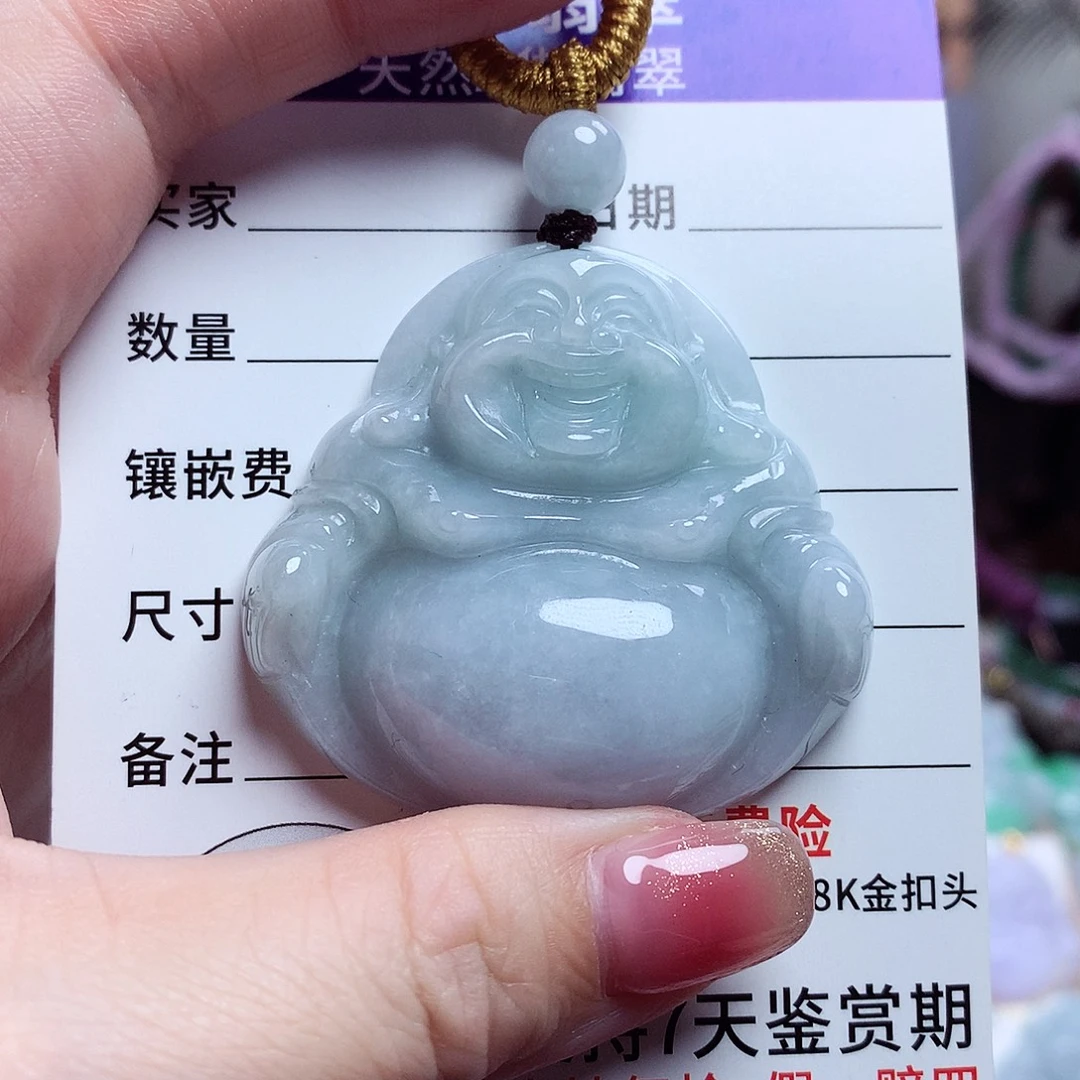 颈饰未镶嵌翡翠佛公01