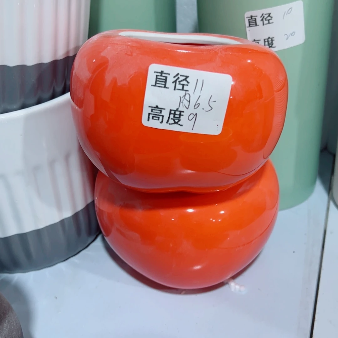 有孔，陶瓷花盆满10米包邮发货