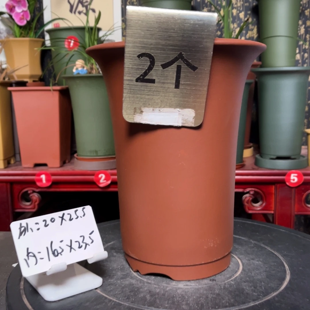 紫砂花盆紫砂花盆