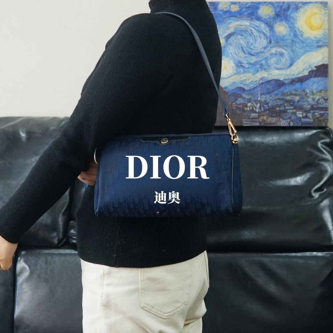 95新 DIOR/迪奥 蓝色单肩包/DG12602020/2020