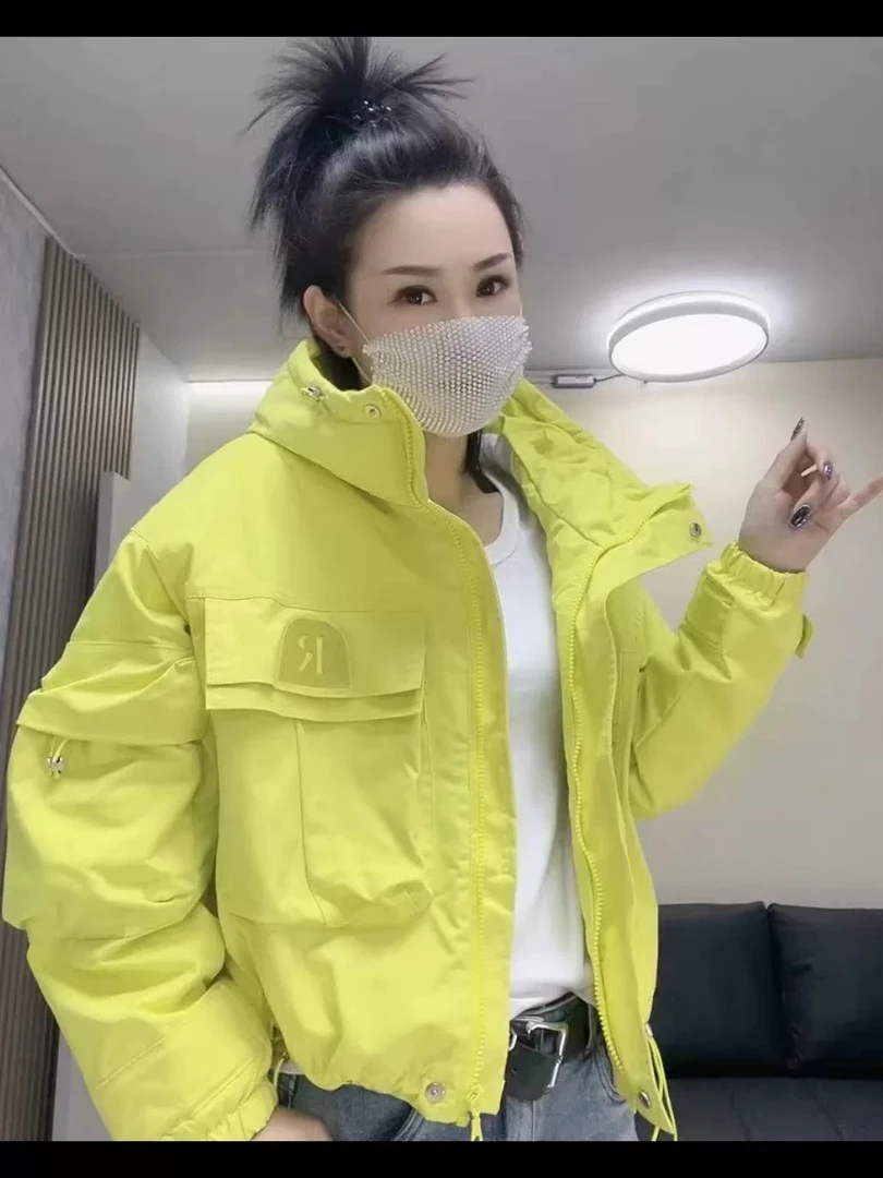 2025春秋新款女士宽松运动冲锋衣短外套小个子夹克时尚百搭上衣潮