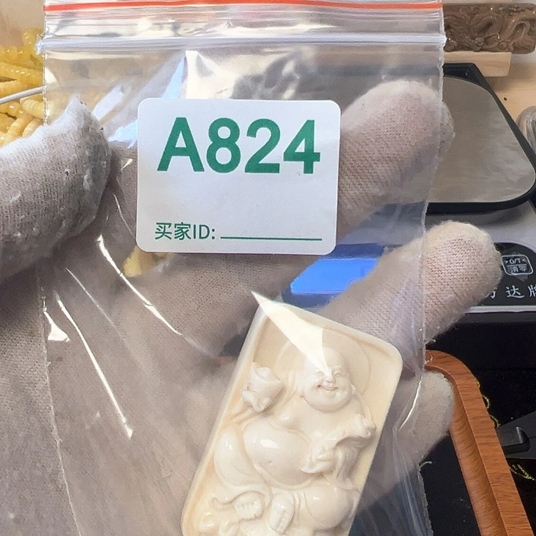 银S925天然猛犸象牙雕刻品