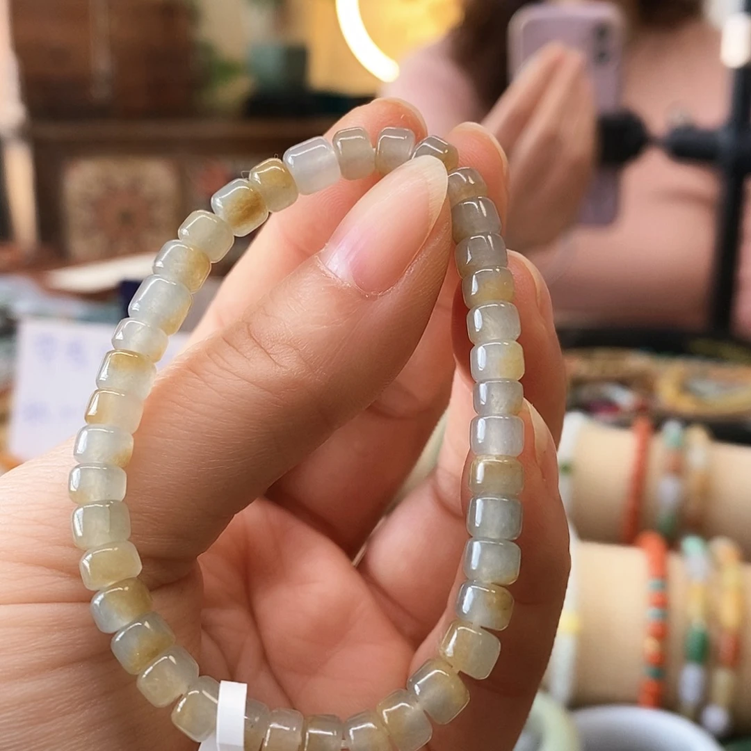 翡翠手链未镶嵌翡翠手串