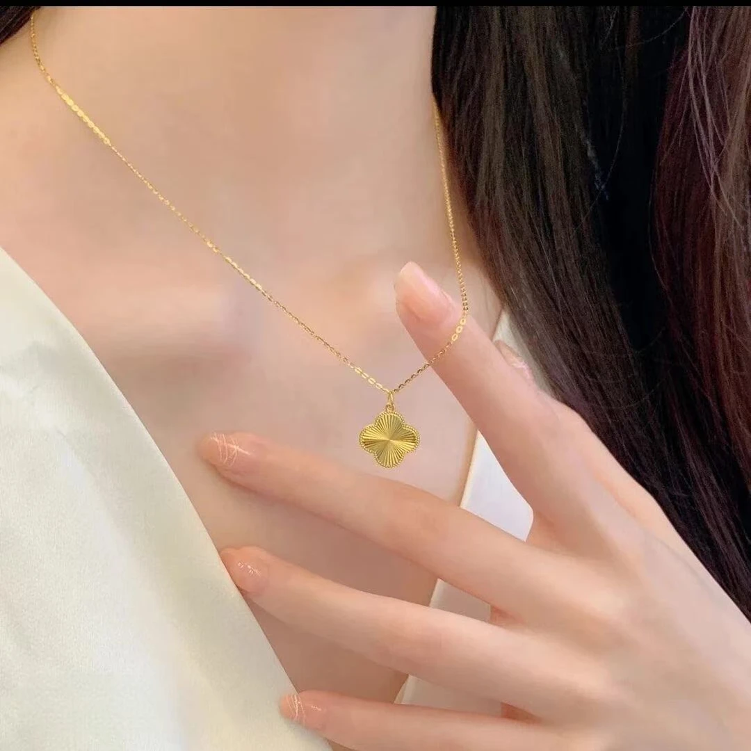 【昕昕专属福利】合金璀璨四叶草项链FR15