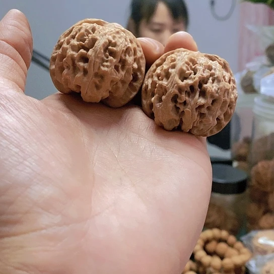 【闪购商品】把件文玩核桃41闷尖苹果