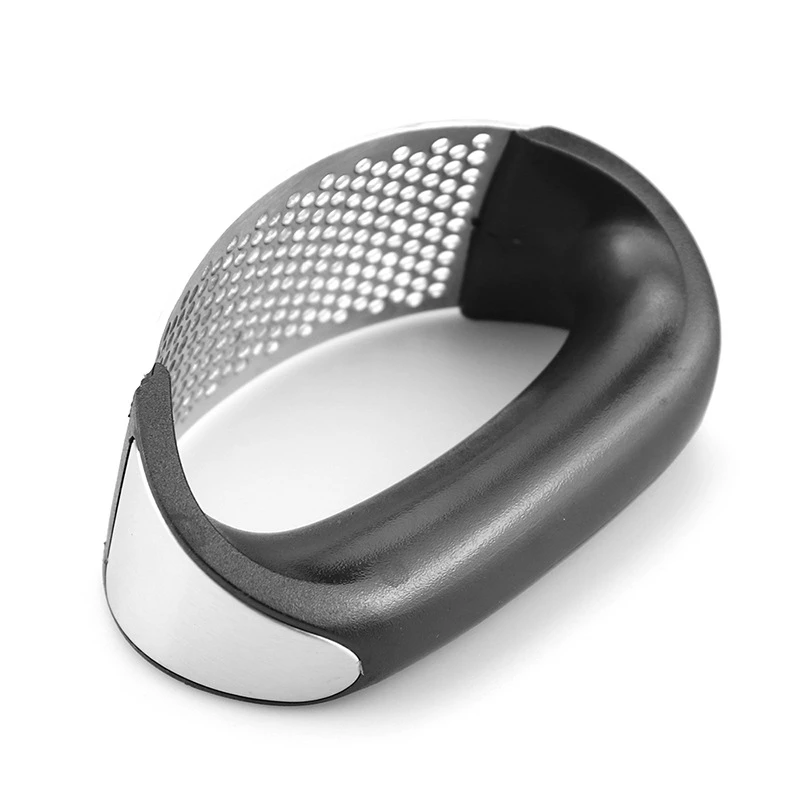 不锈钢压蒜器 环形压蒜器手动捣蒜器弧形手动姜蒜蓉捣碎器